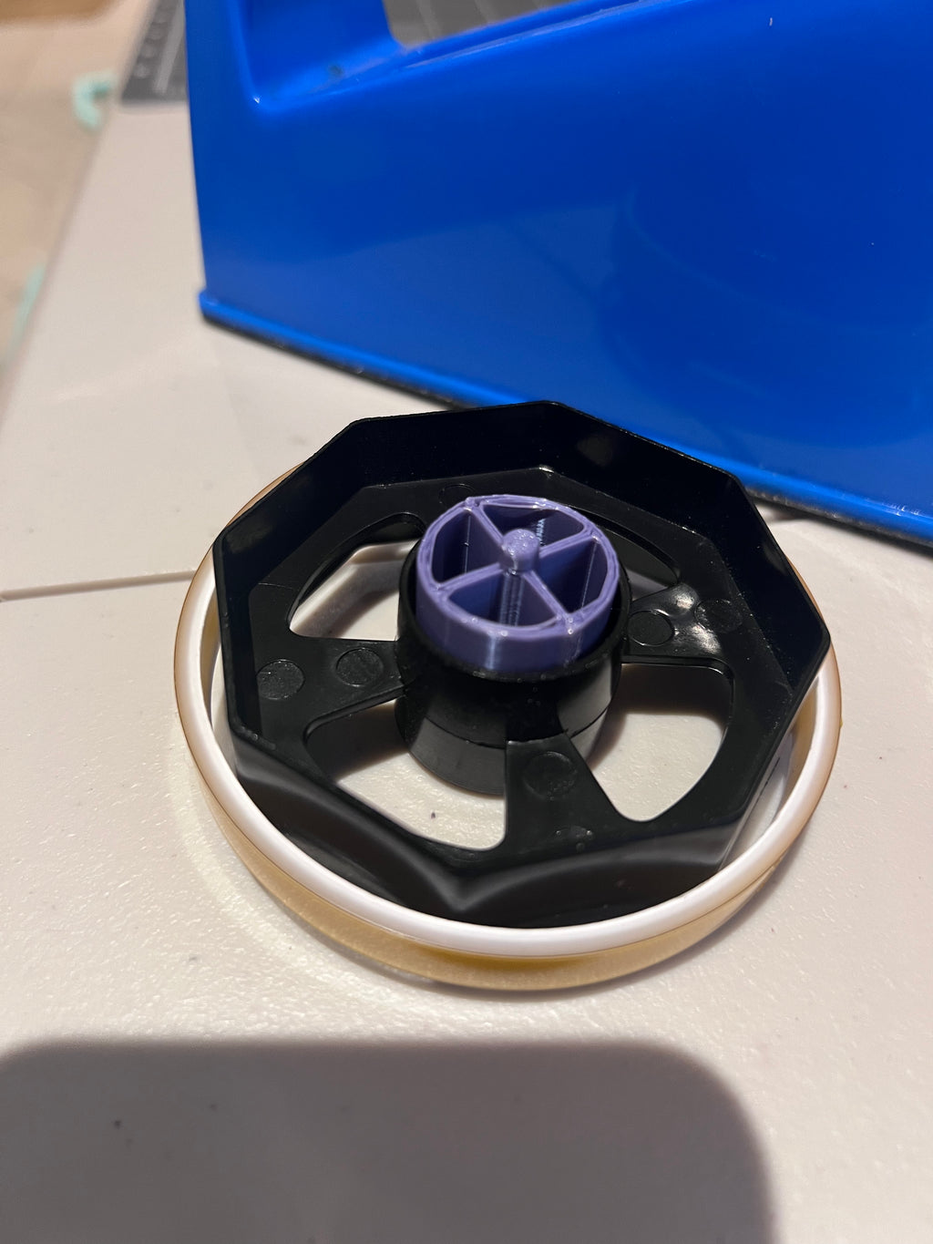 3D printed replacement roller for HTVRONT tape dispenser.