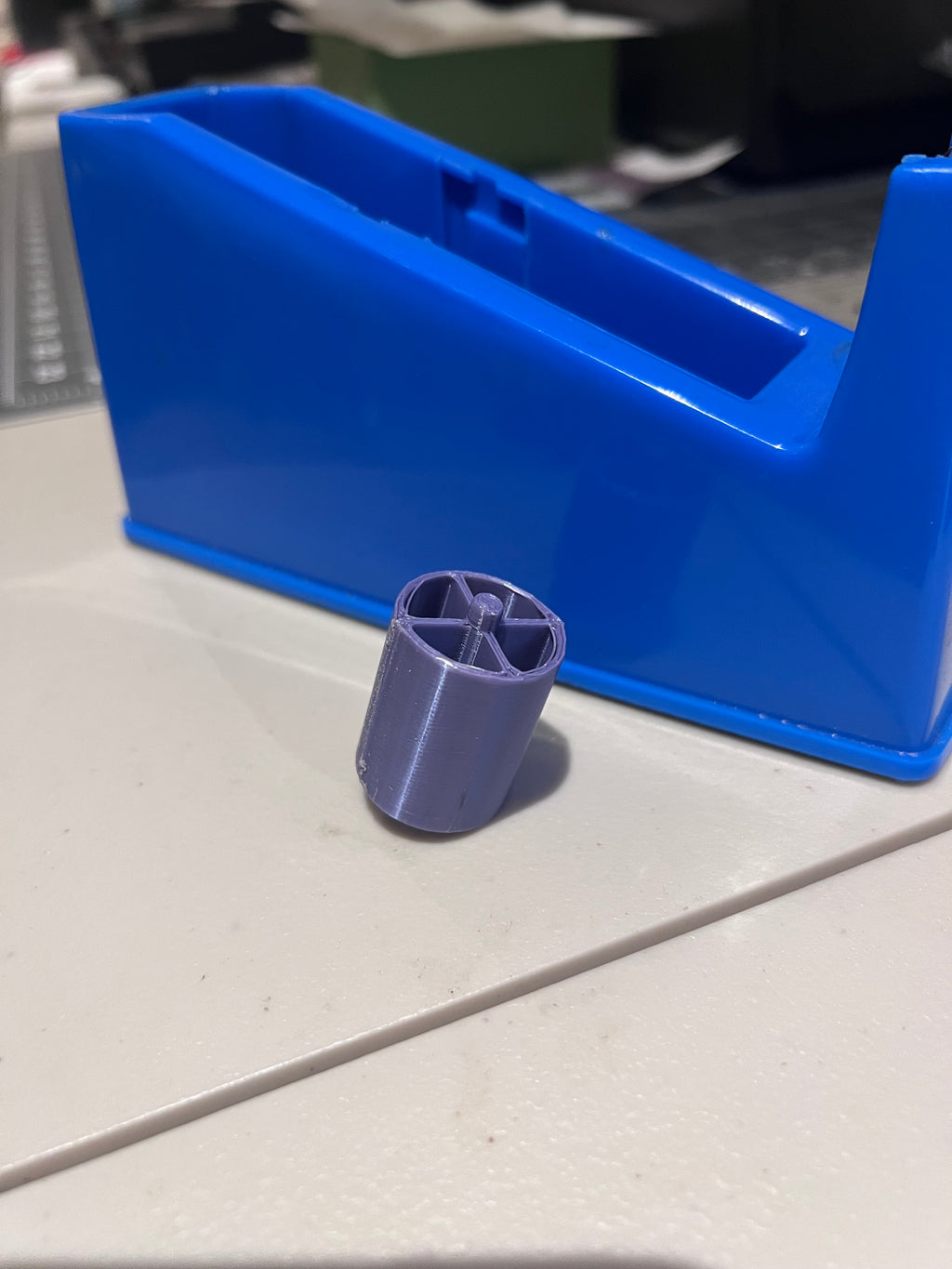 3D printed replacement roller for HTVRONT tape dispenser.